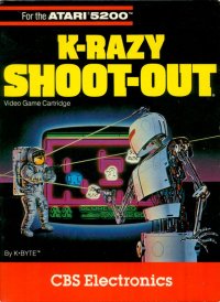 K-razy Shoot-Out Atari 5200 US box art